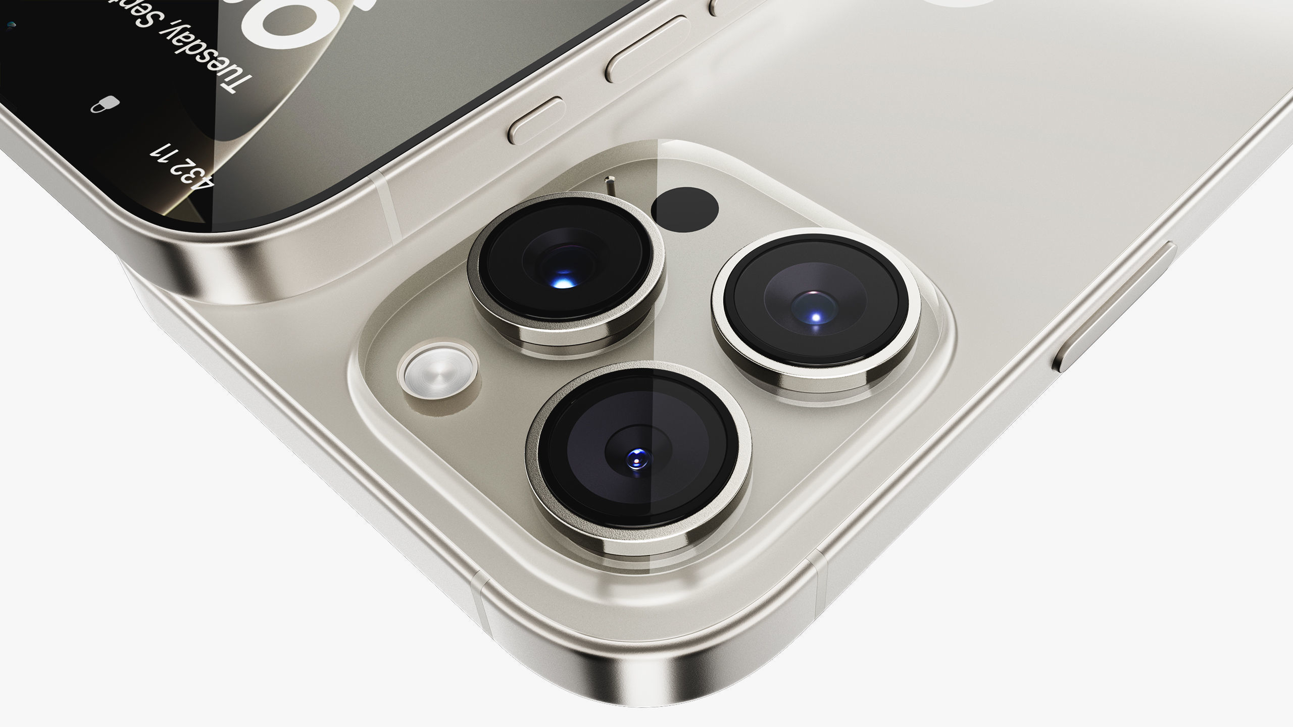 Apple iPhone 16 Pro - Pro Max Natural Titanium 3D model_19