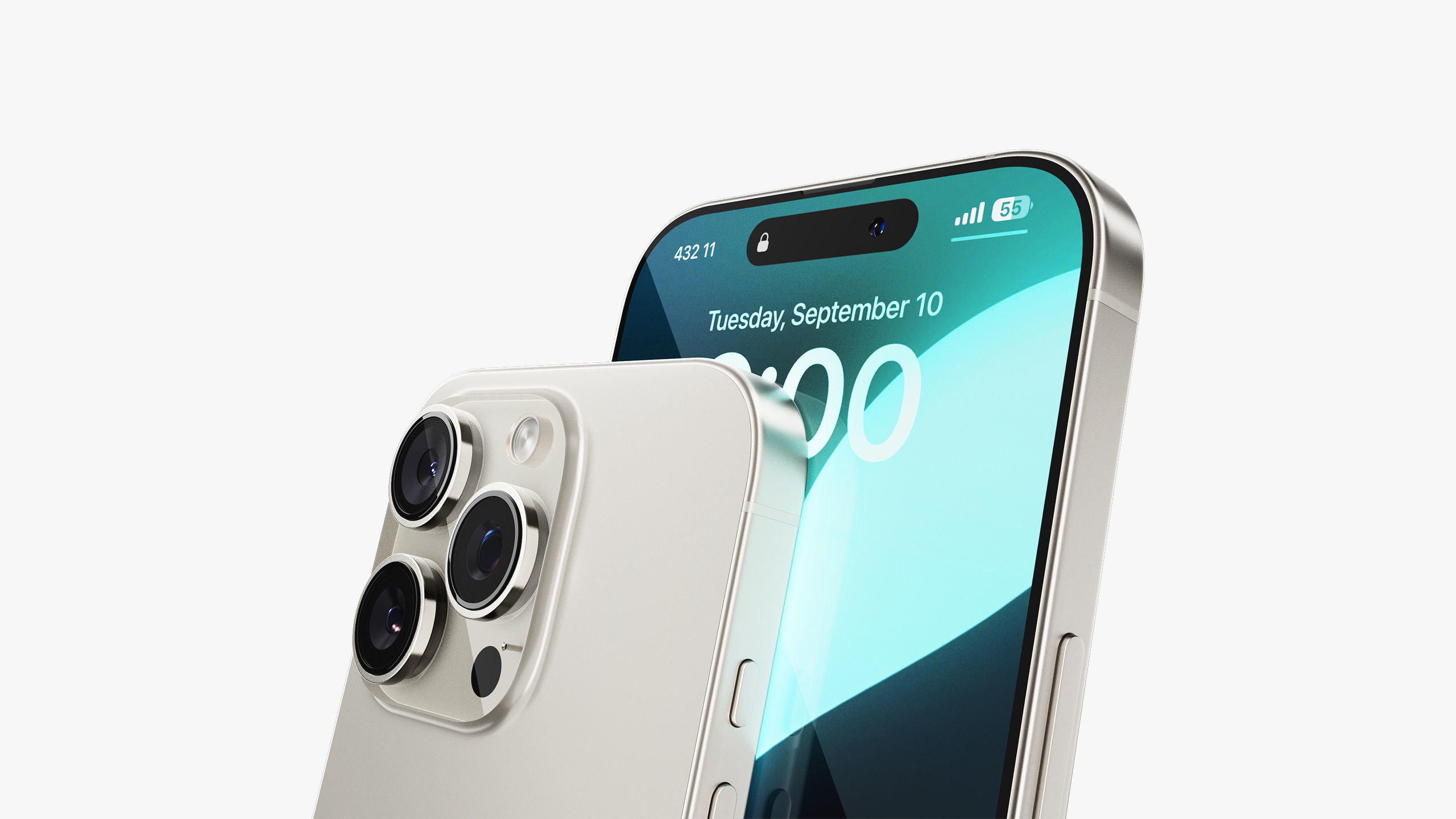 Apple iPhone 16 Pro - Pro Max Natural Titanium 3D model_26