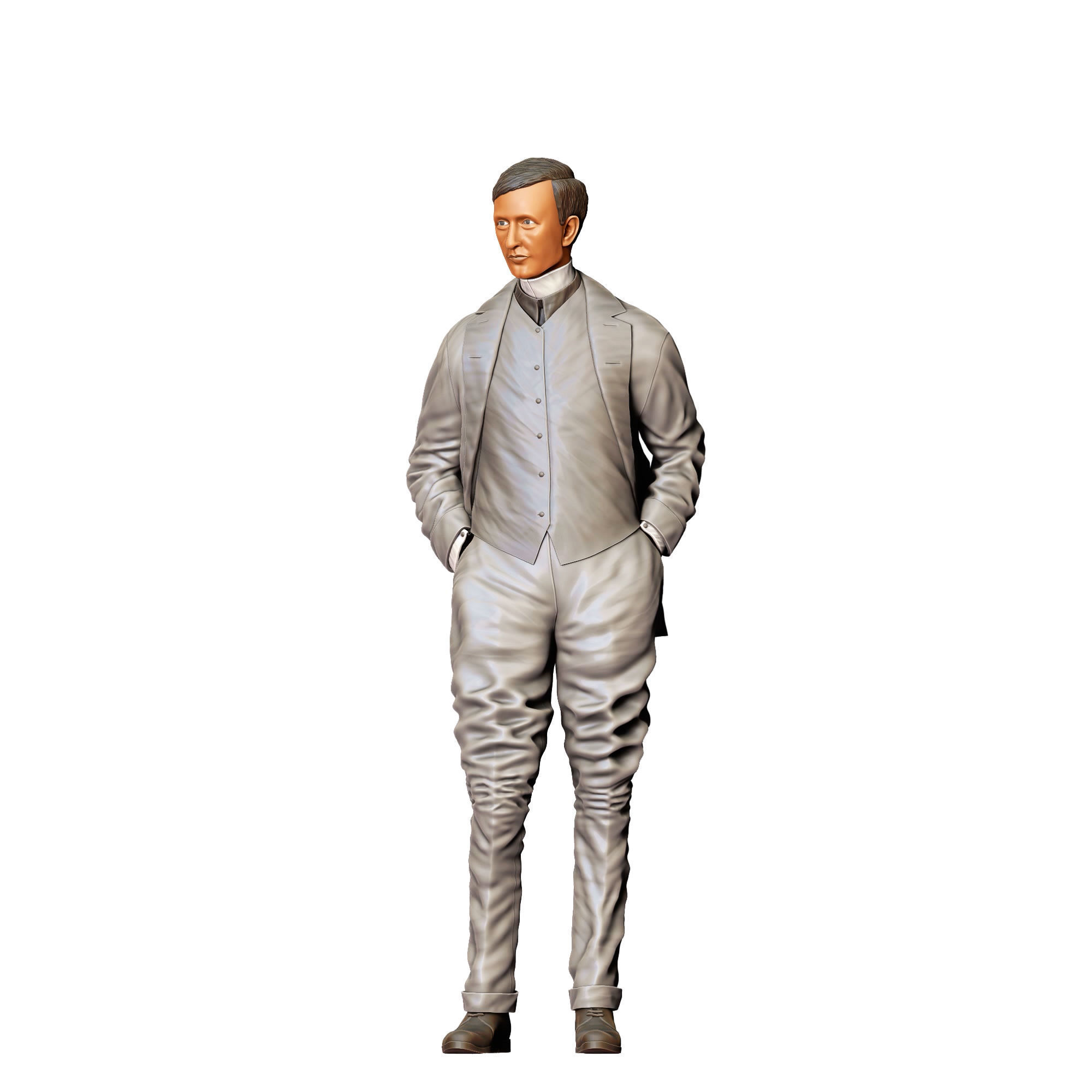 Ettore Bugatti automobile designer  3D print model_24