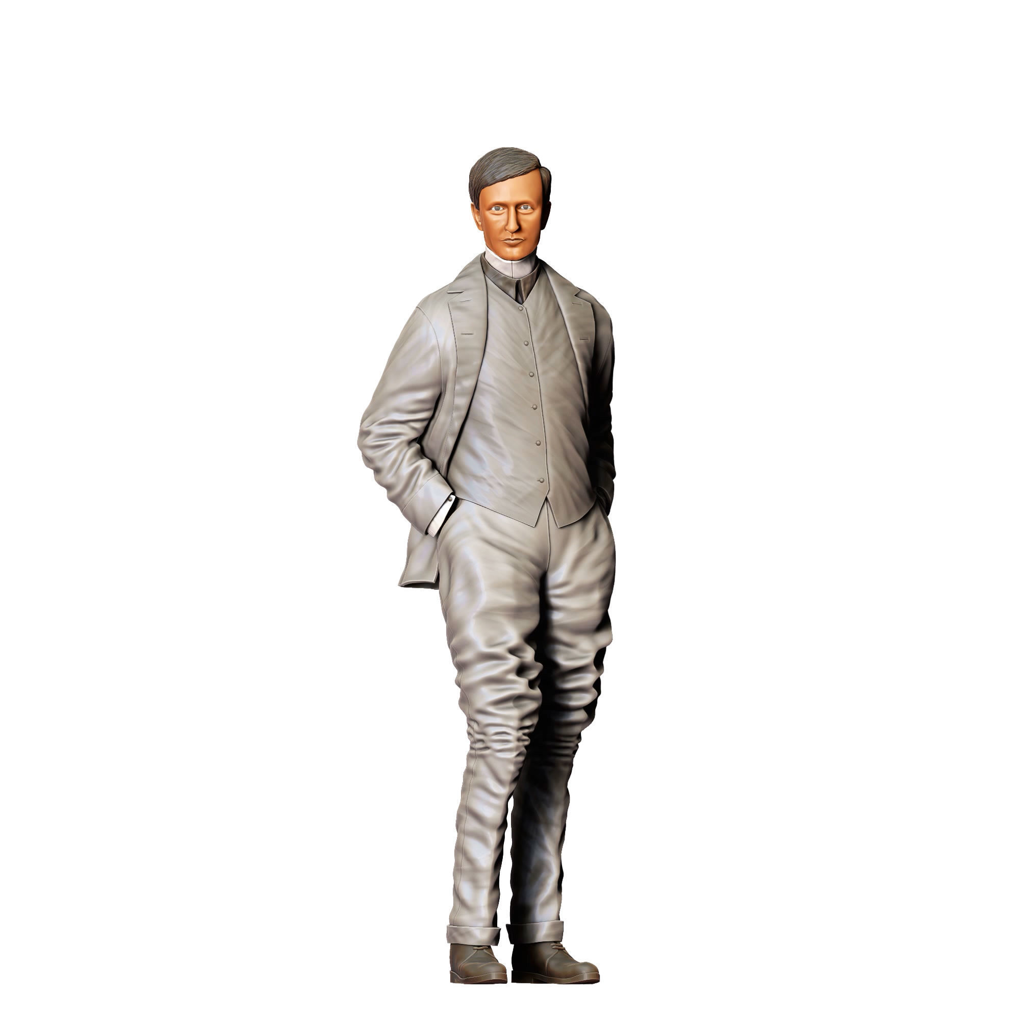 Ettore Bugatti automobile designer  3D print model_2