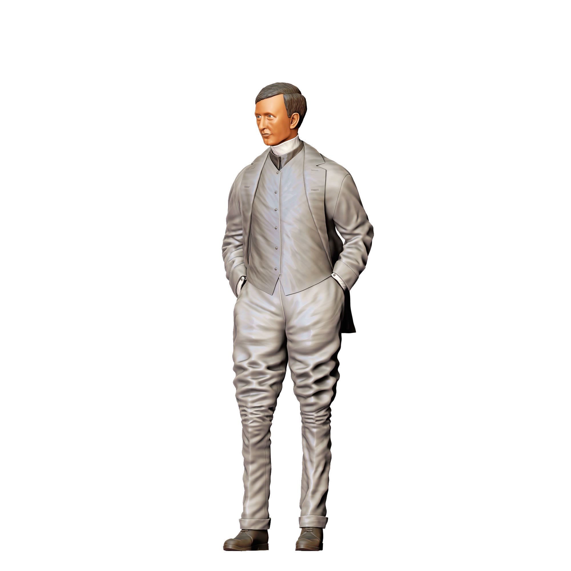 Ettore Bugatti automobile designer  3D print model_23