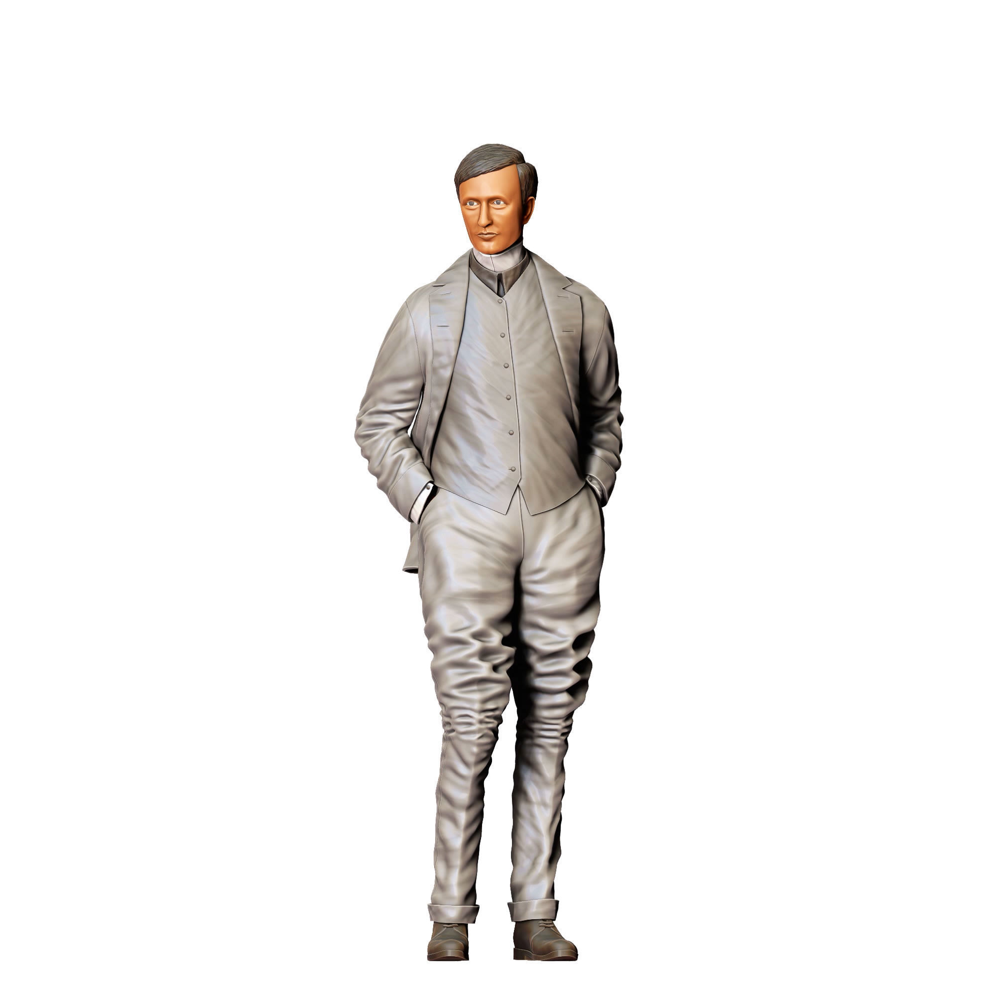 Ettore Bugatti automobile designer  3D print model_1