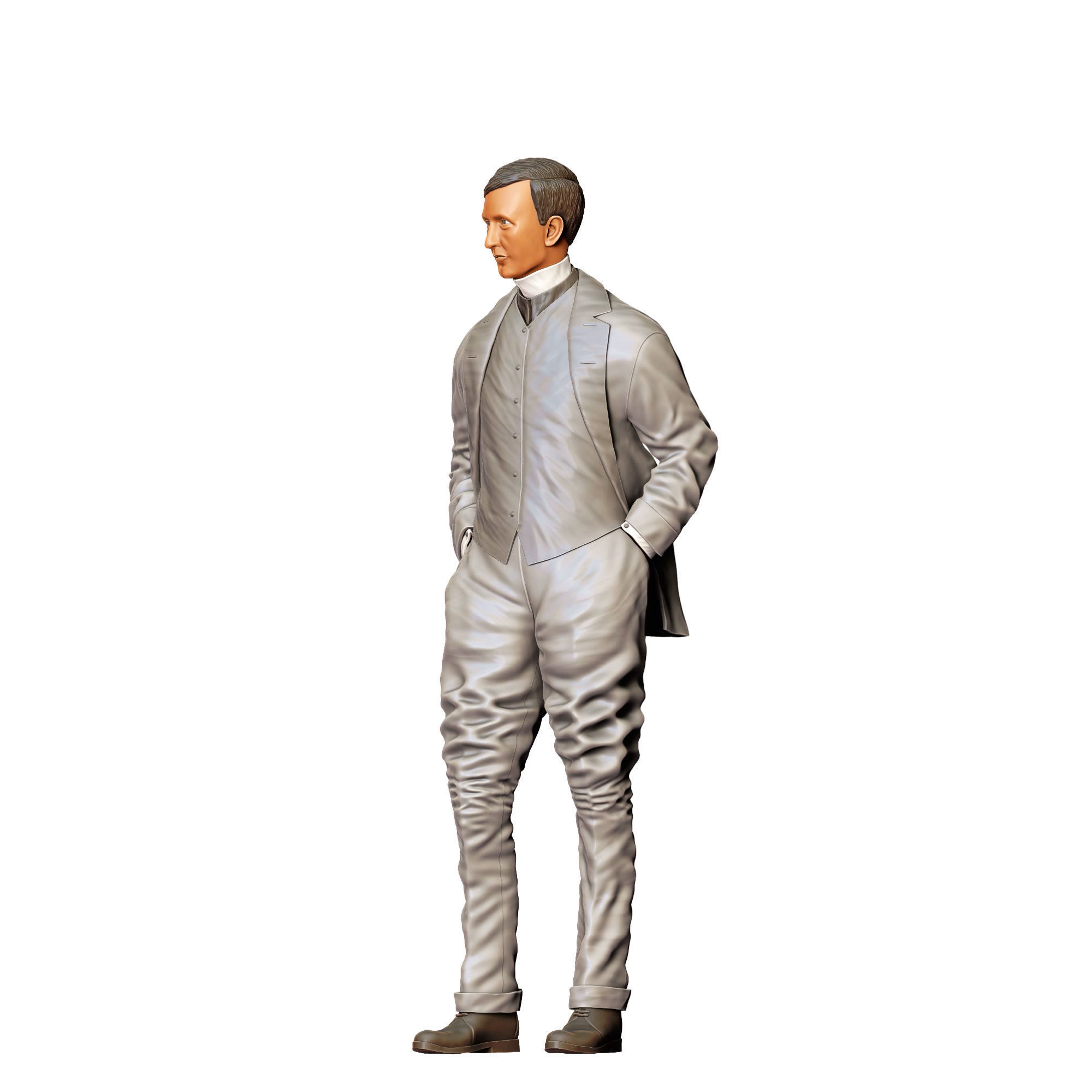 Ettore Bugatti automobile designer  3D print model_22