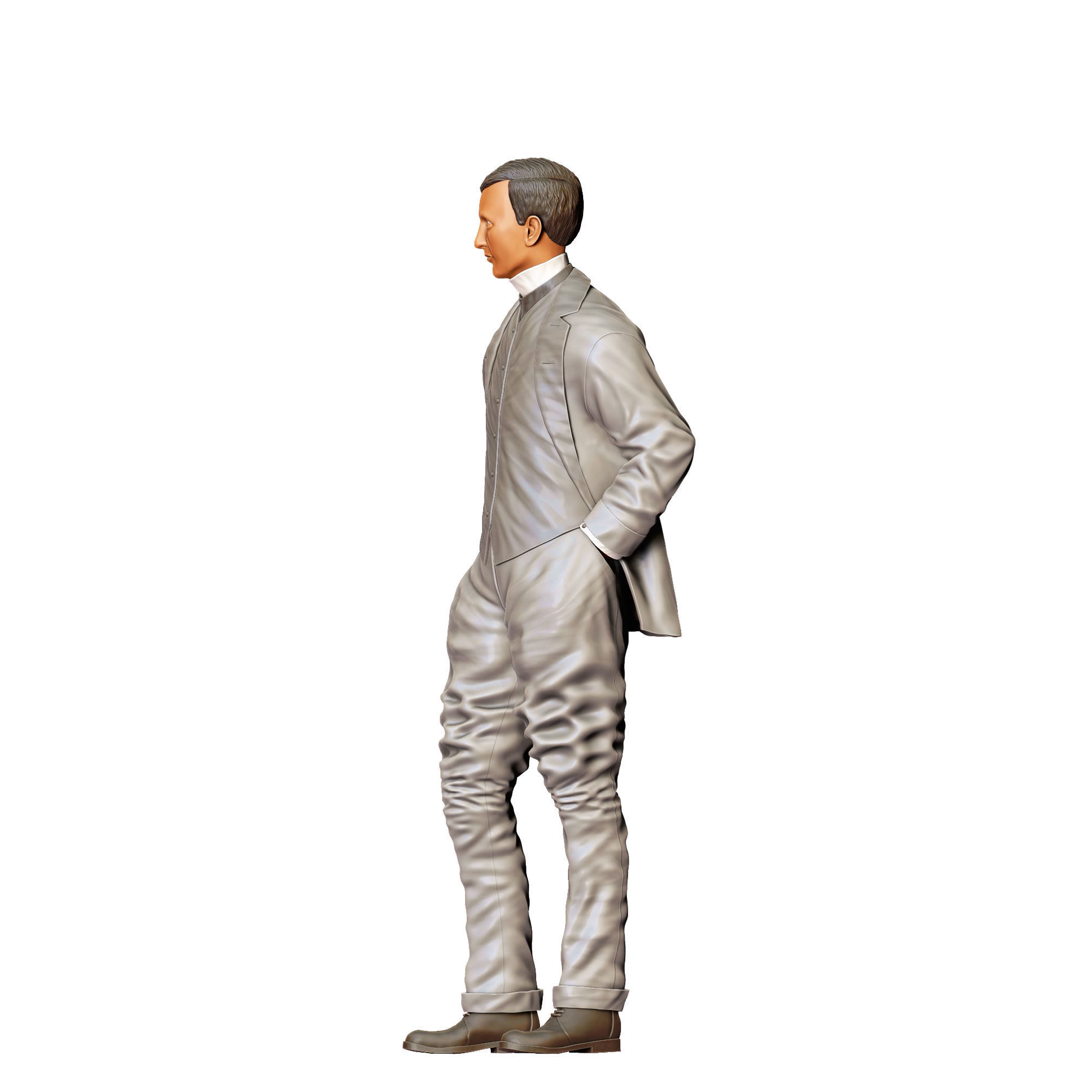 Ettore Bugatti automobile designer  3D print model_20