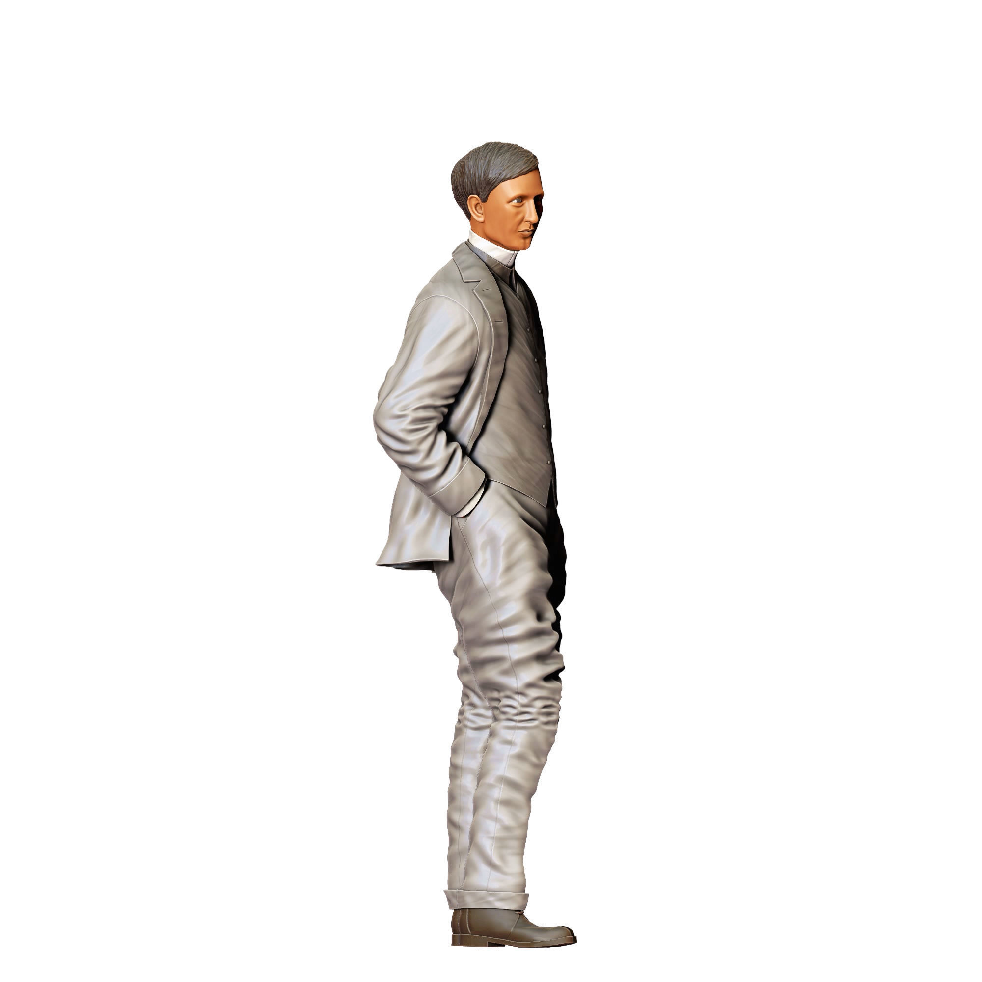 Ettore Bugatti automobile designer  3D print model_5