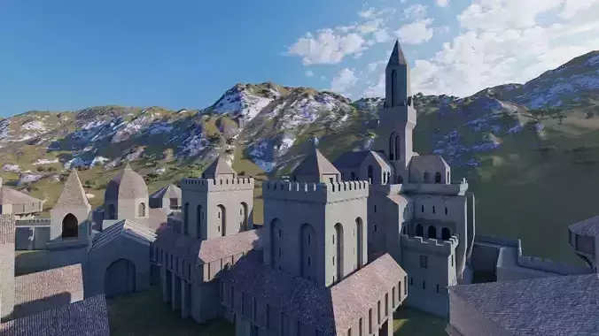  Medieval Castle 3D model
