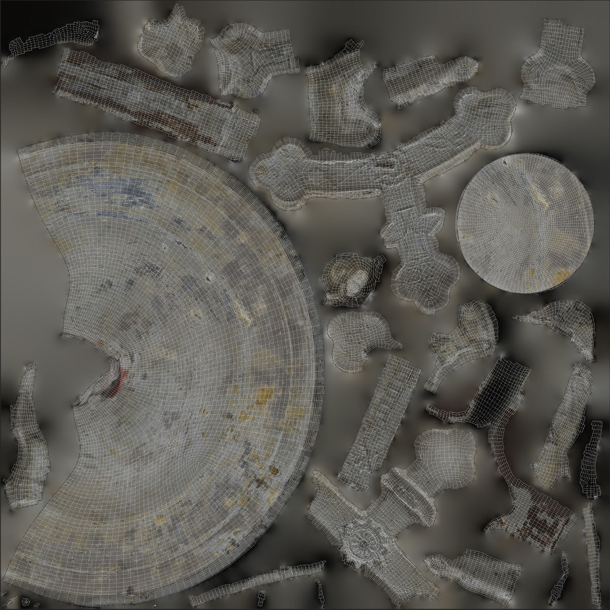 Cross Church 3d model Low-poly 3D model_6