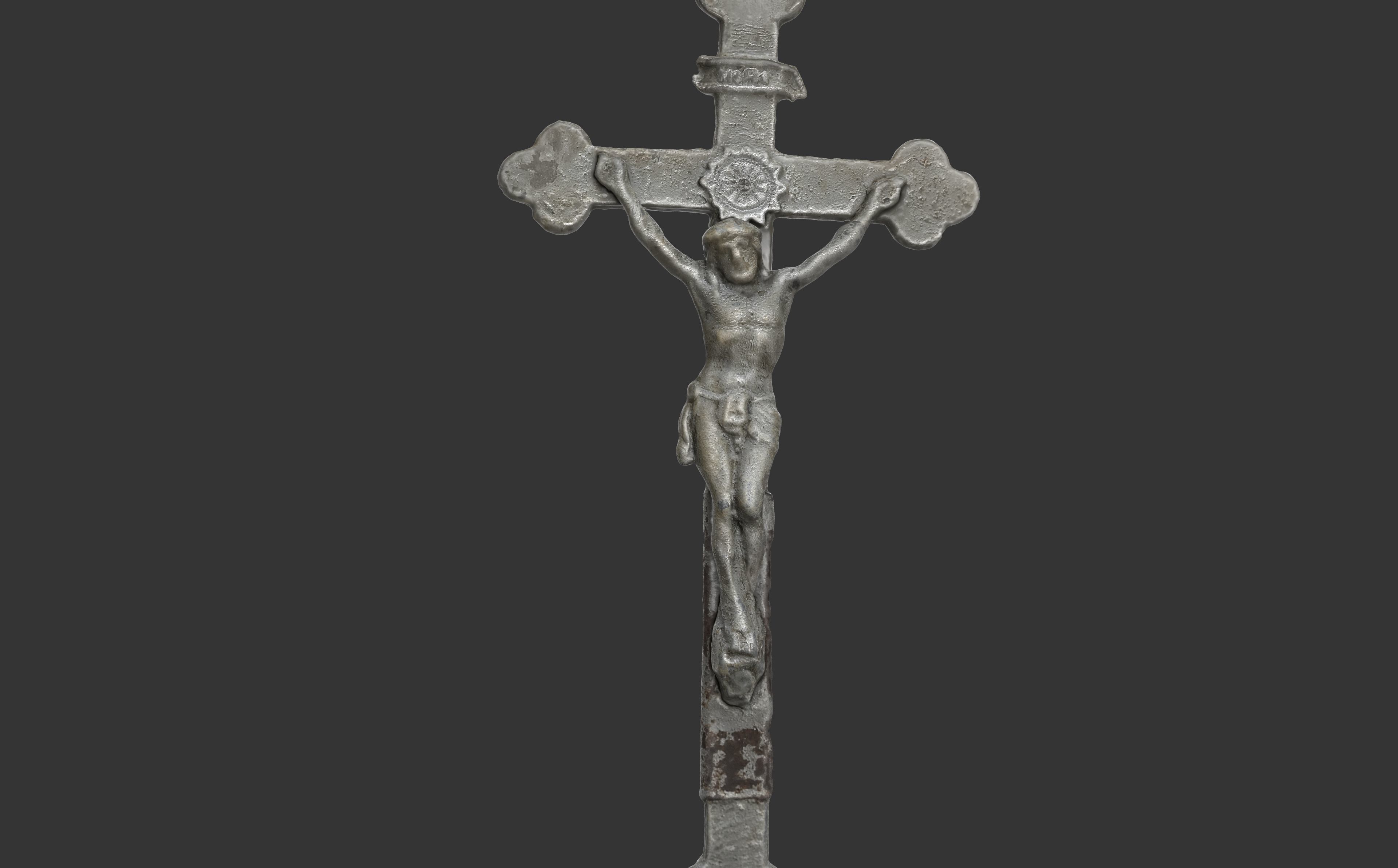 Cross Church 3d model Low-poly 3D model_0