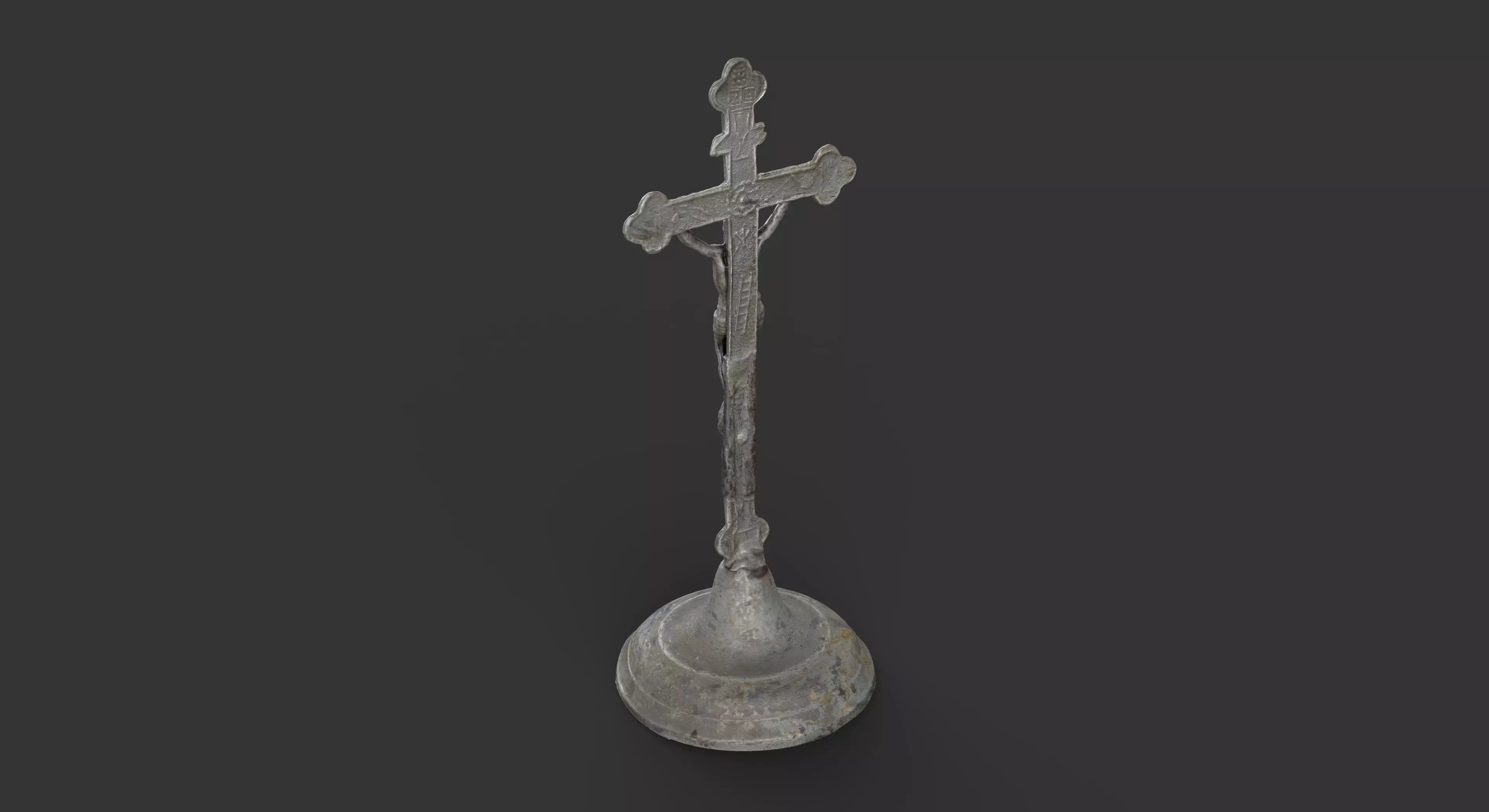 Cross Church 3d model Low-poly 3D model_2