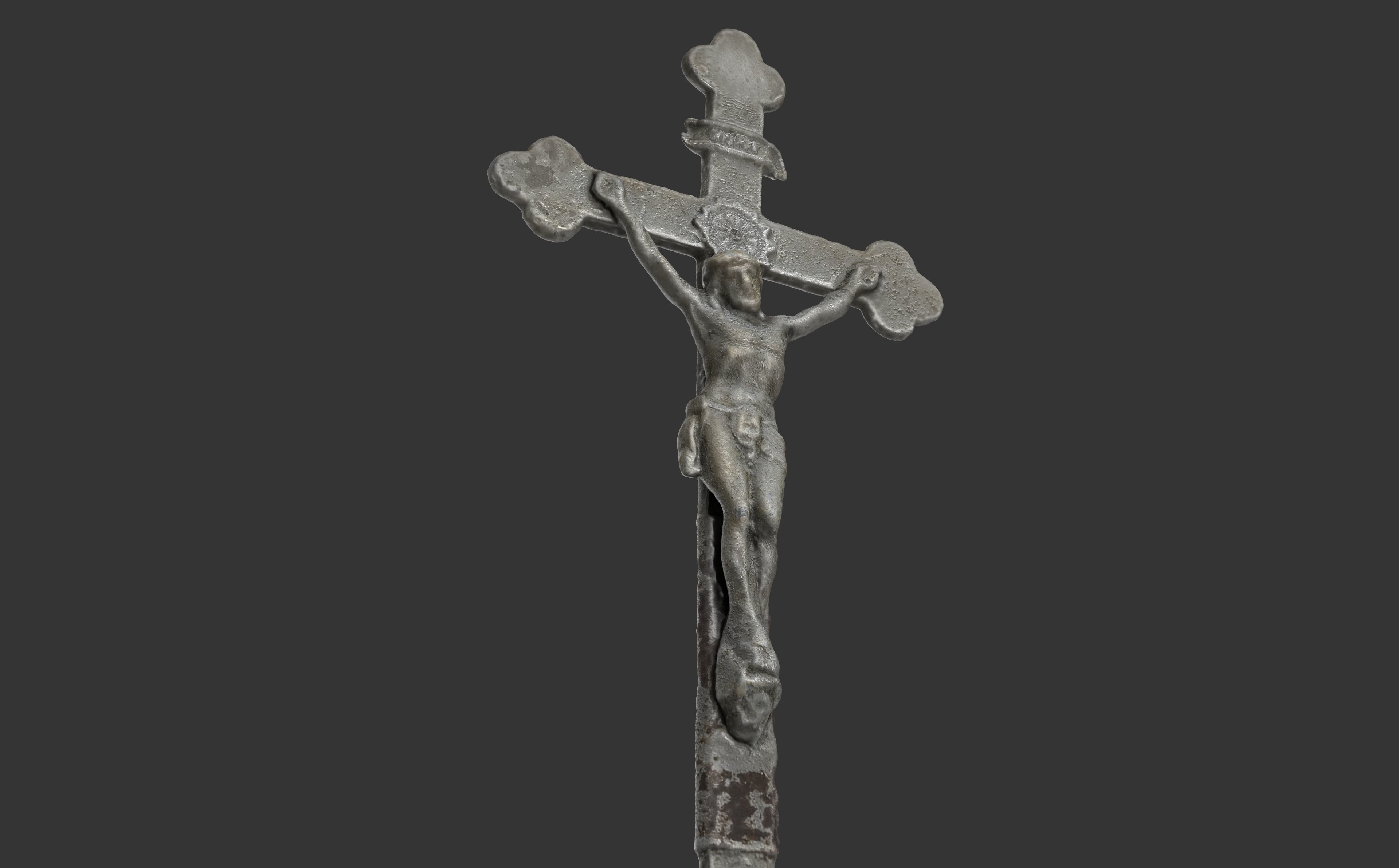 Cross Church 3d model Low-poly 3D model_4