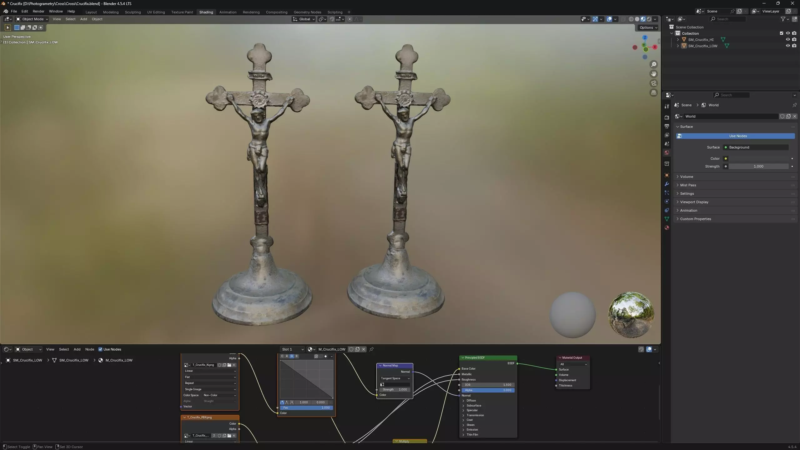 Cross Church 3d model Low-poly 3D model_5