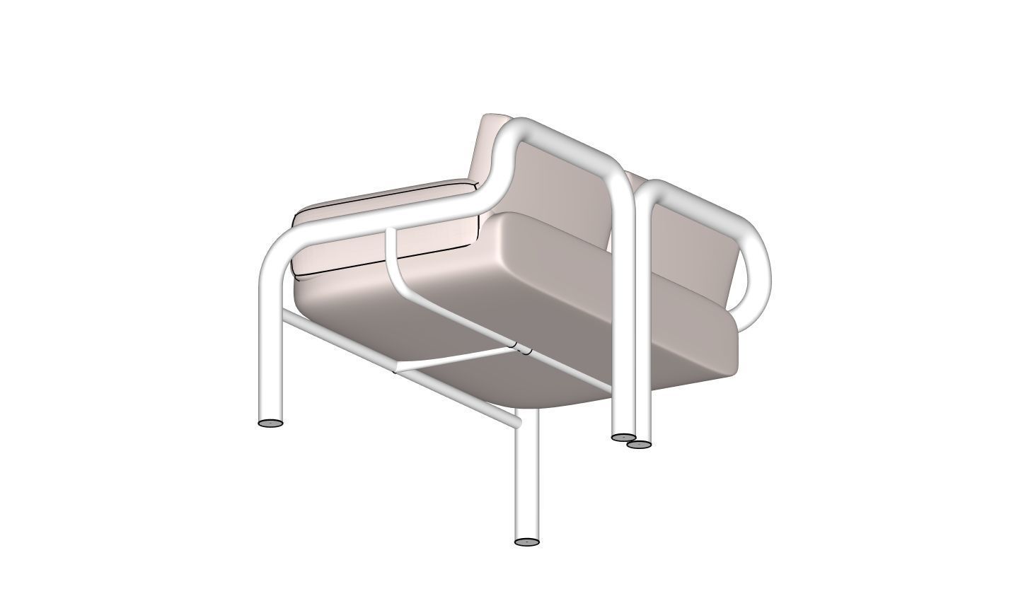 sofa furniture 3D model_3