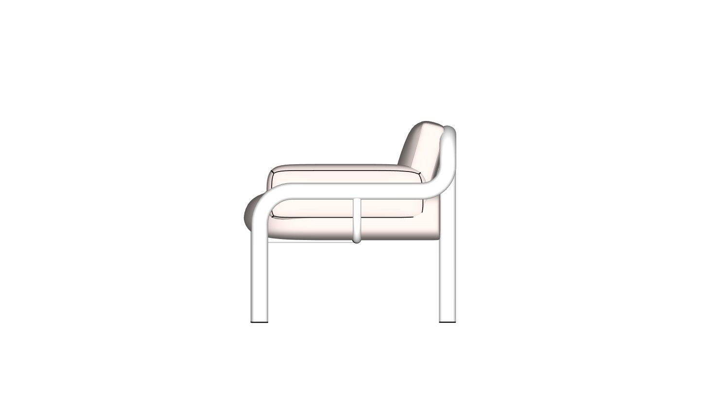 sofa furniture 3D model_2