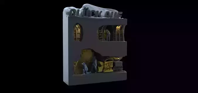 Mining Lore Bagger Diorama Bergbau 3D print model