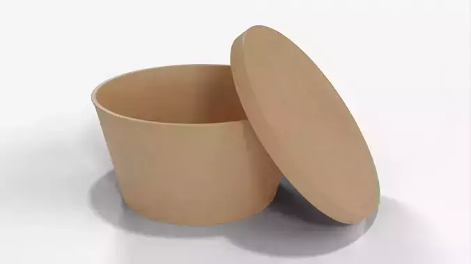 Paper Soup Cup - 16oz Open