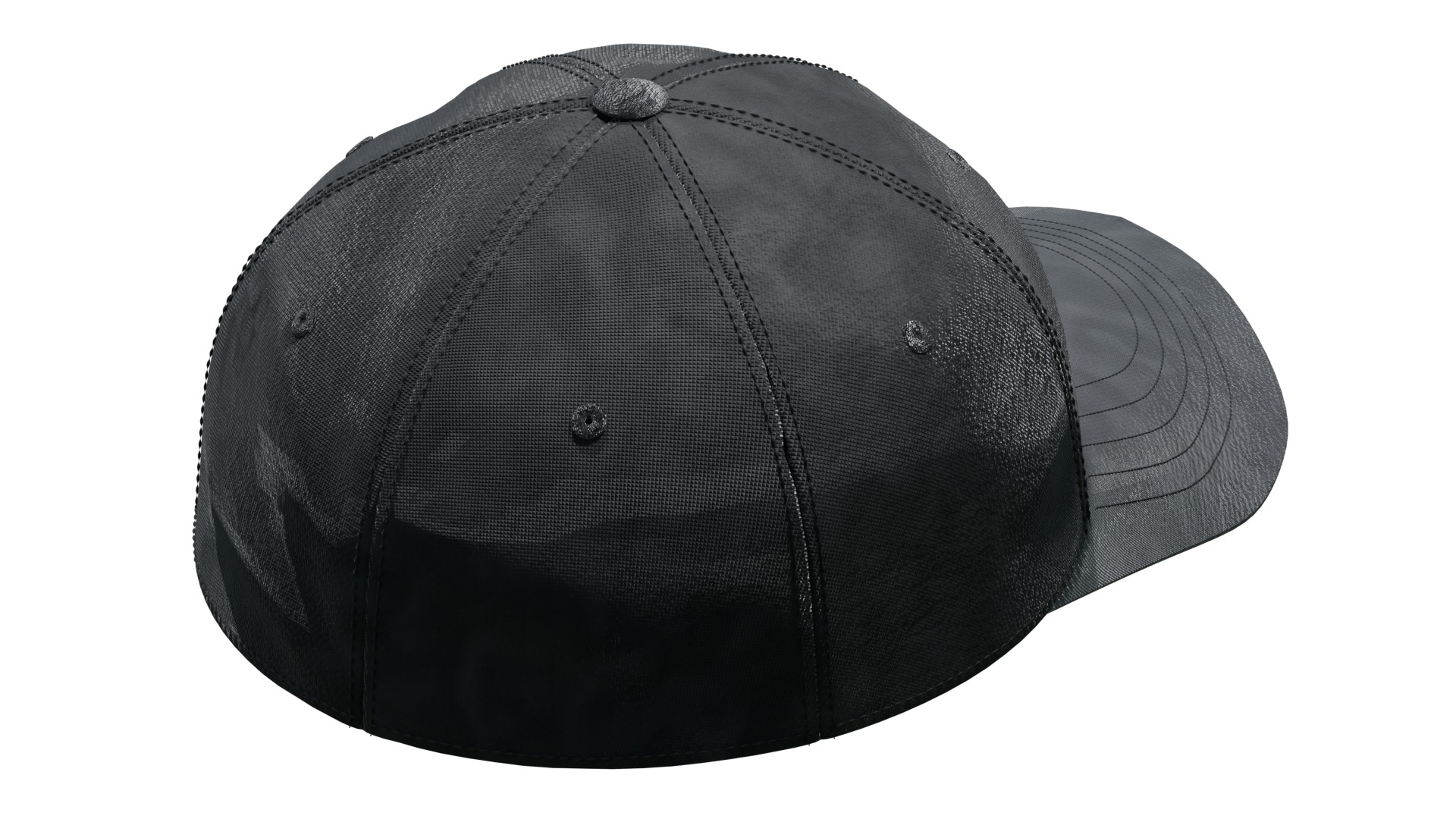 Baseball Cap 3D model_2