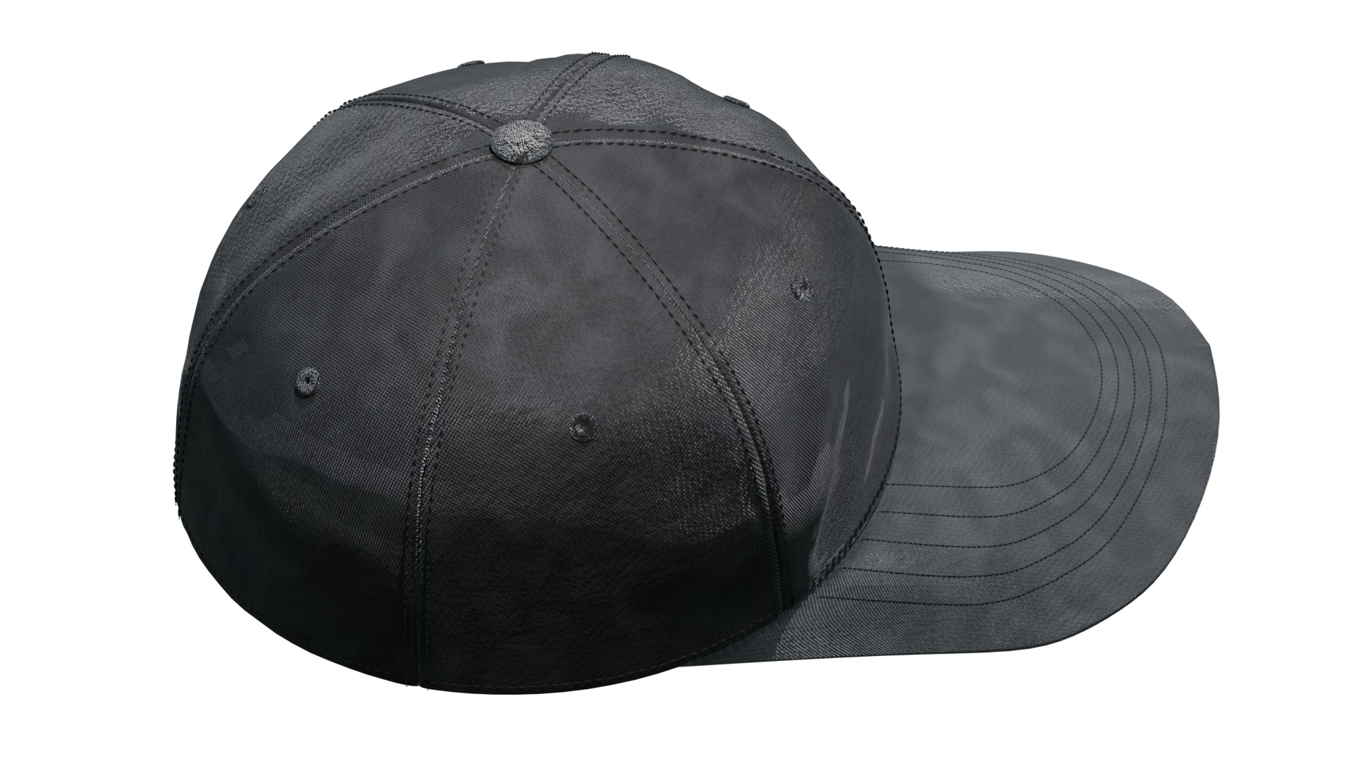 Baseball Cap 3D model_4