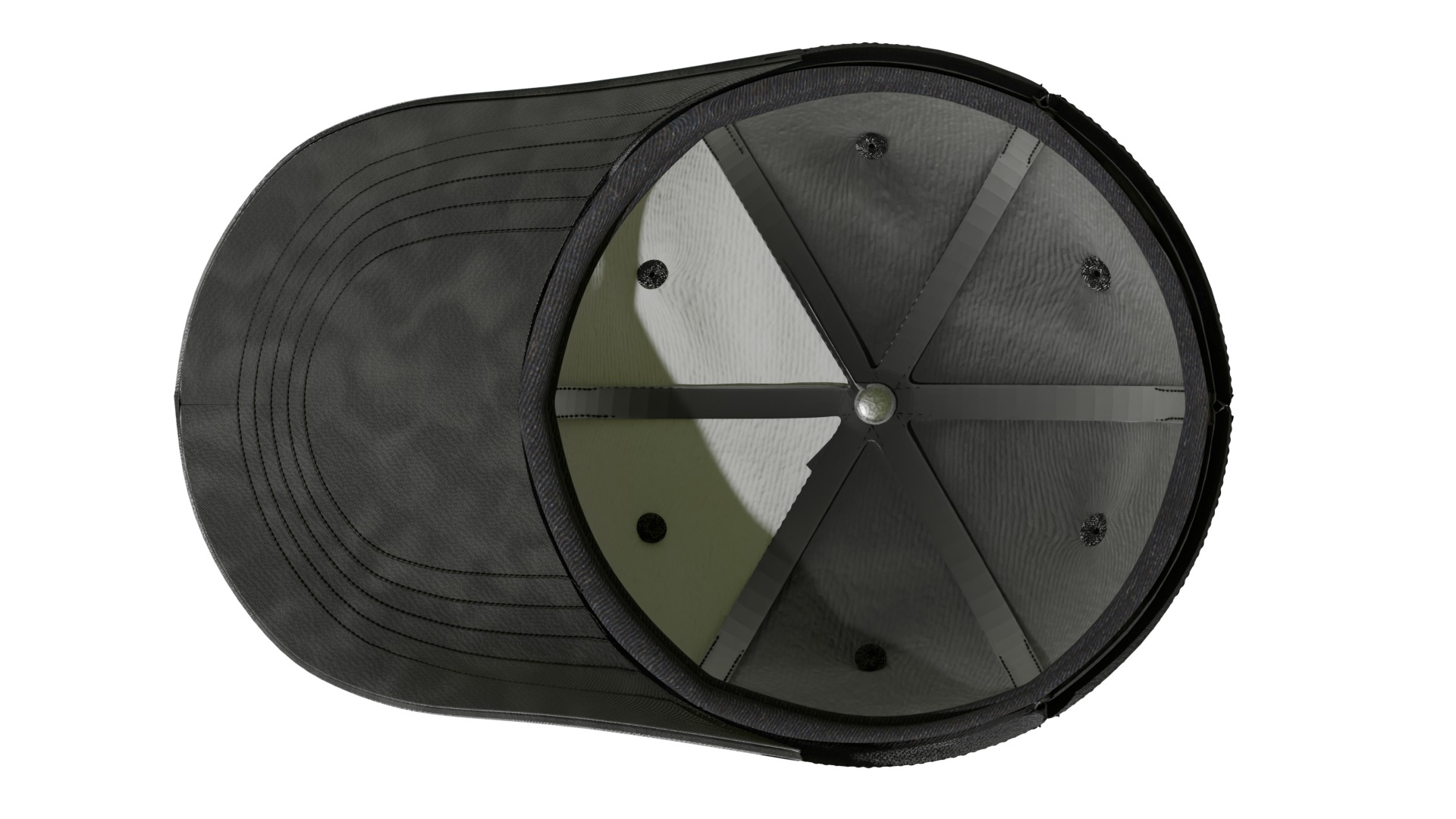 Baseball Cap 3D model_12