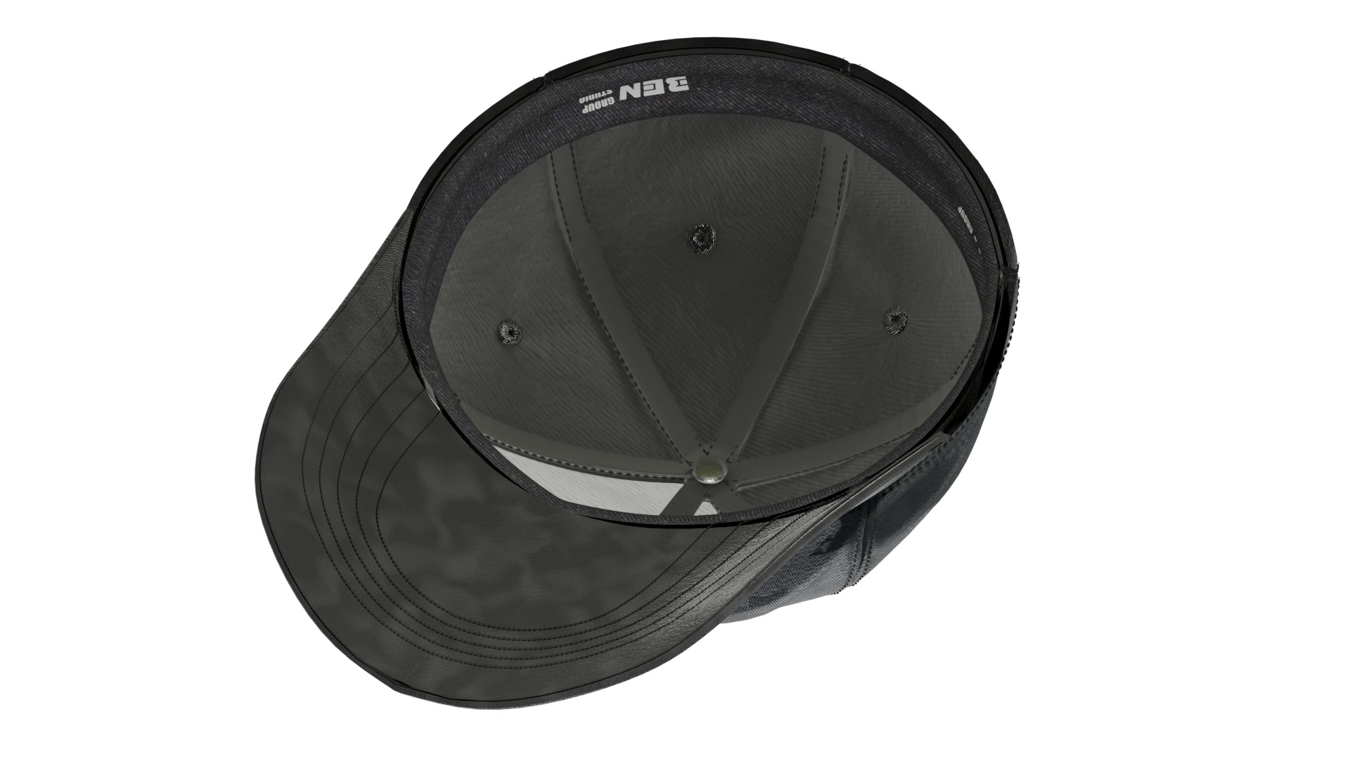 Baseball Cap 3D model_11