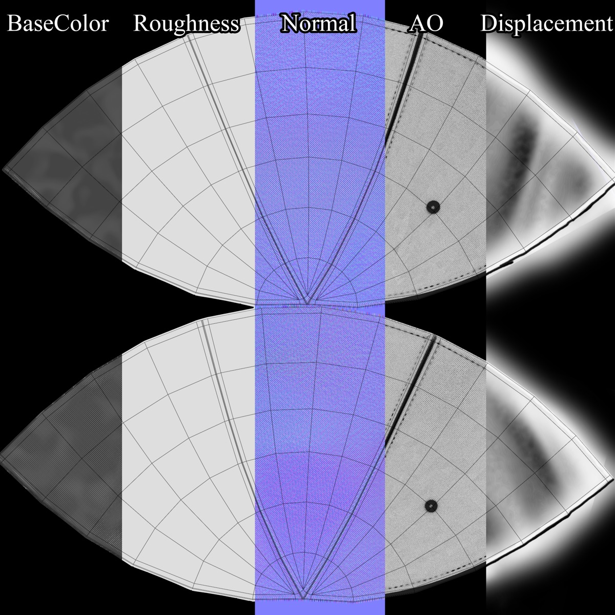 Baseball Cap 3D model_20