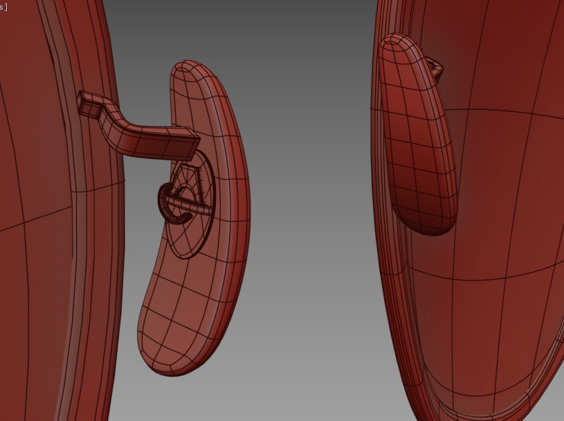 Womens Glasses 04 Low-poly 3D model_7