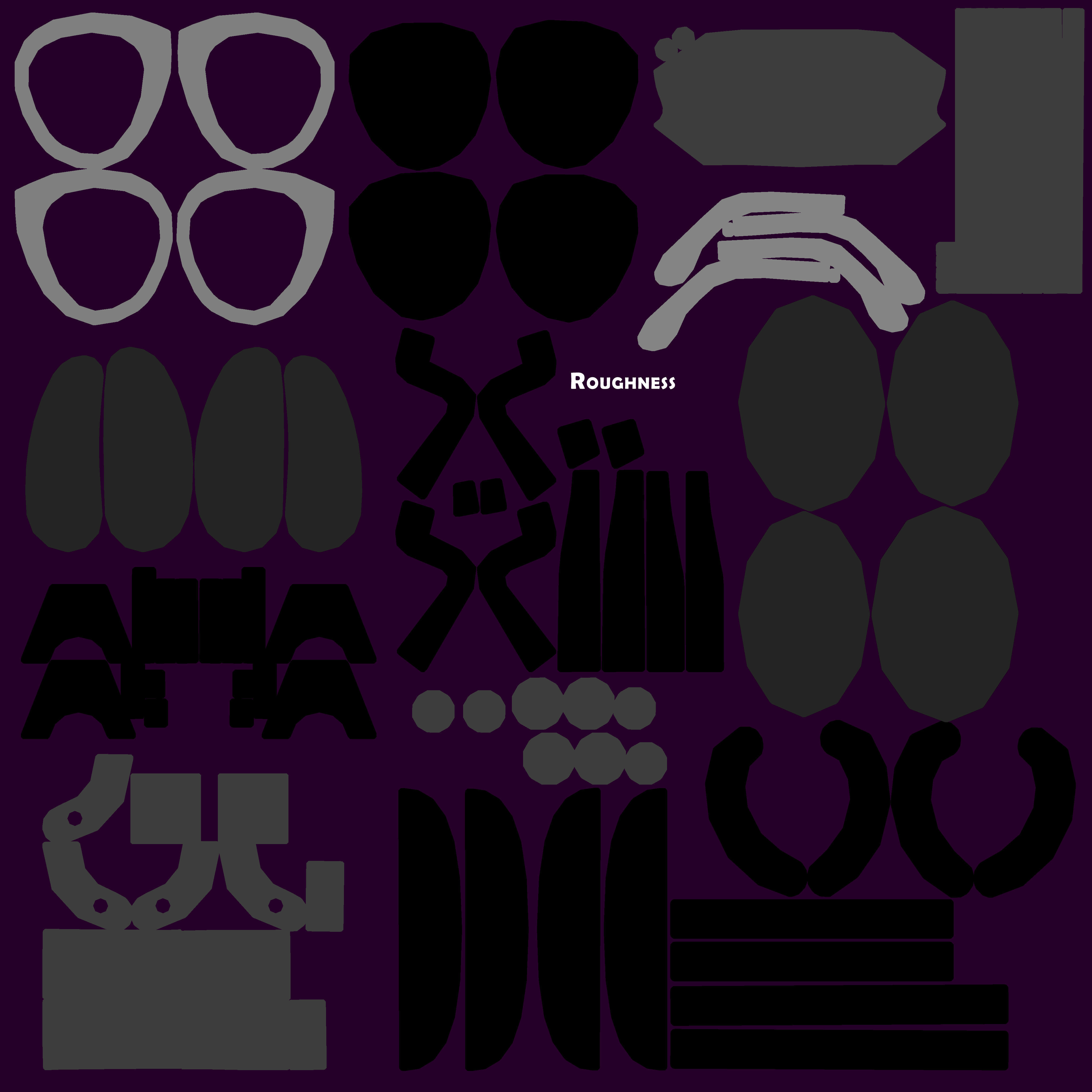 Womens Glasses 04 Low-poly 3D model_13