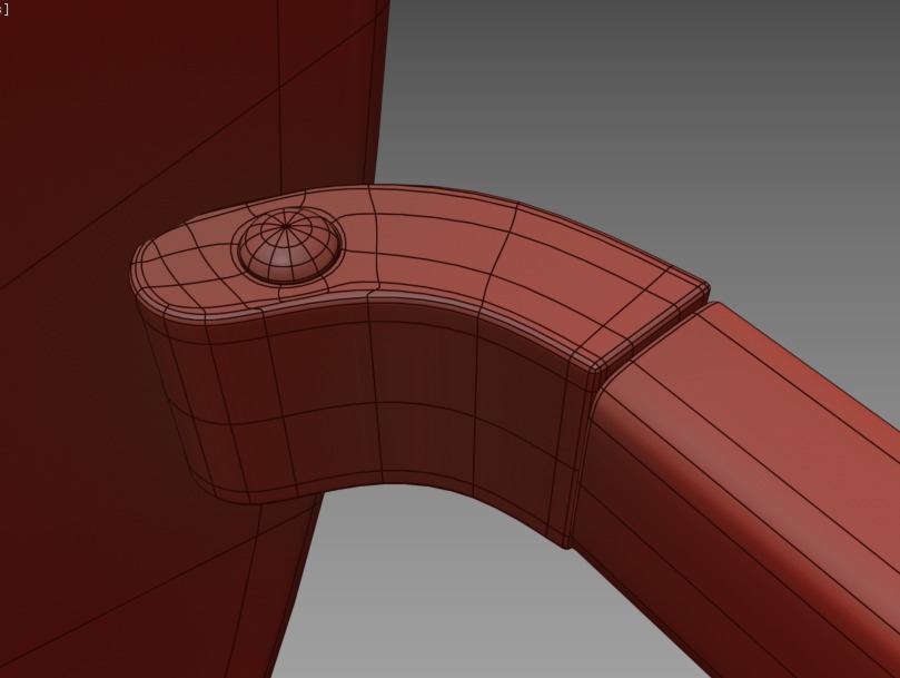 Womens Glasses 04 Low-poly 3D model_9