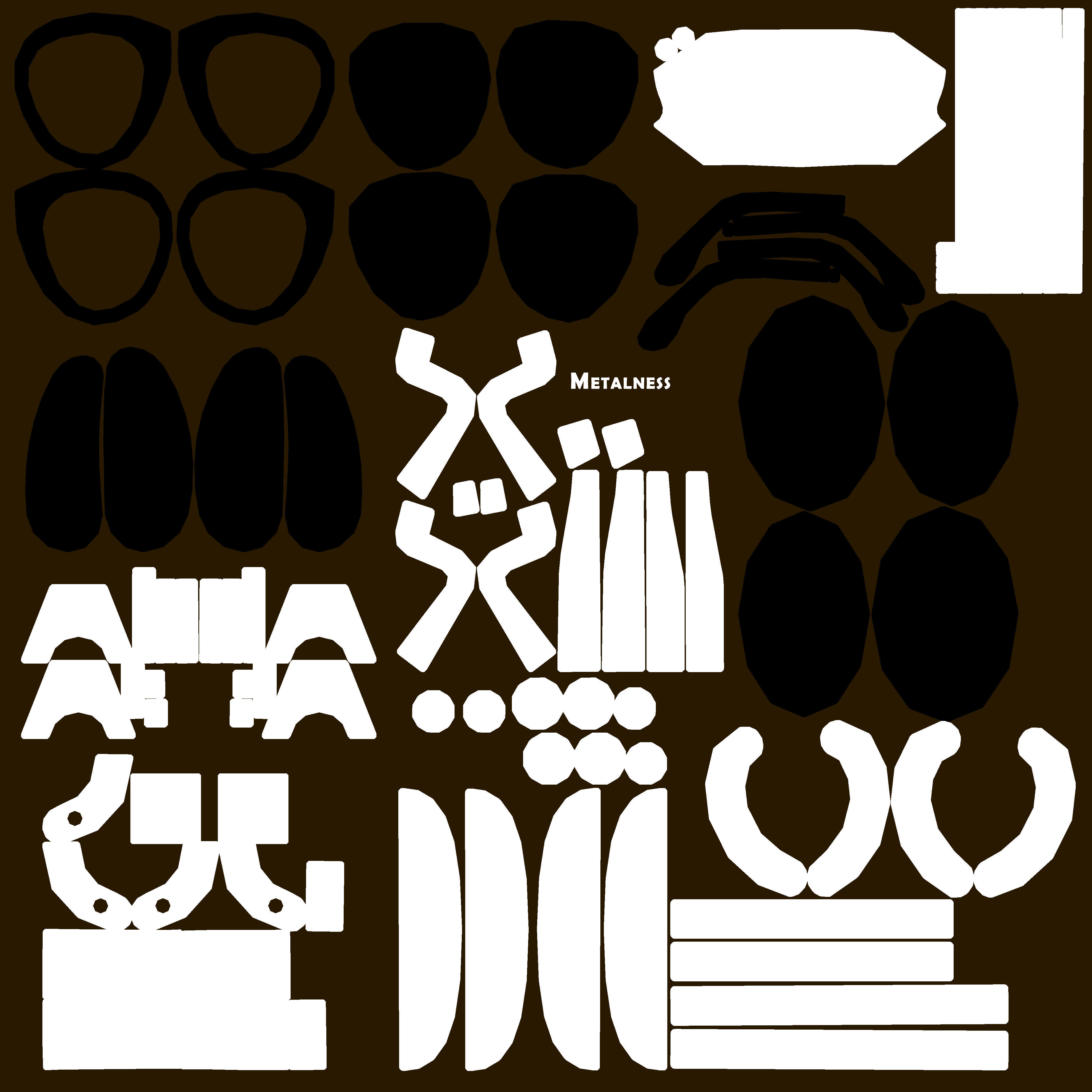 Womens Glasses 04 Low-poly 3D model_12