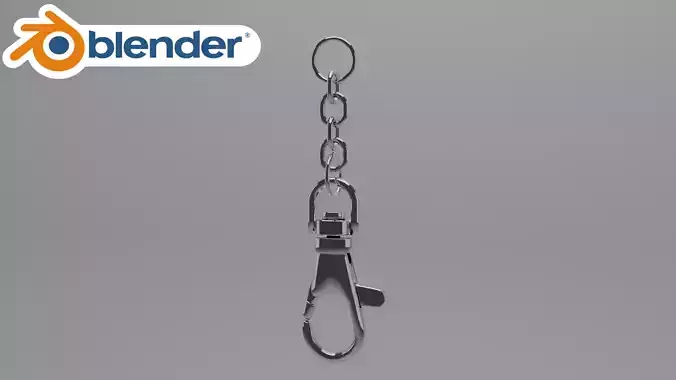  key ring Free 3D model