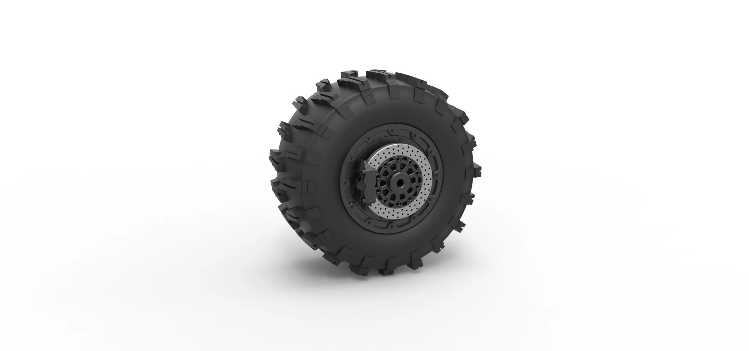 Rear wheel of Top fuel Dirt dragster motorcycle Scale 1 to 25 3D print model