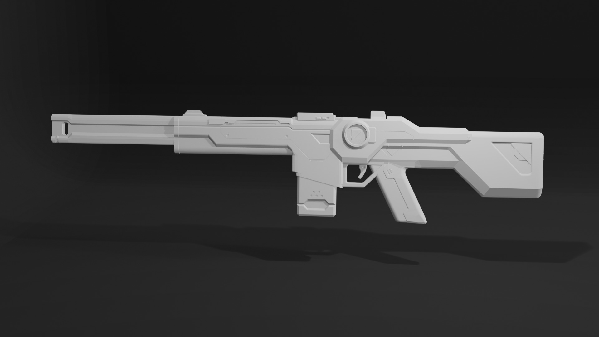 Phantom spectre Valorant 3D model_1