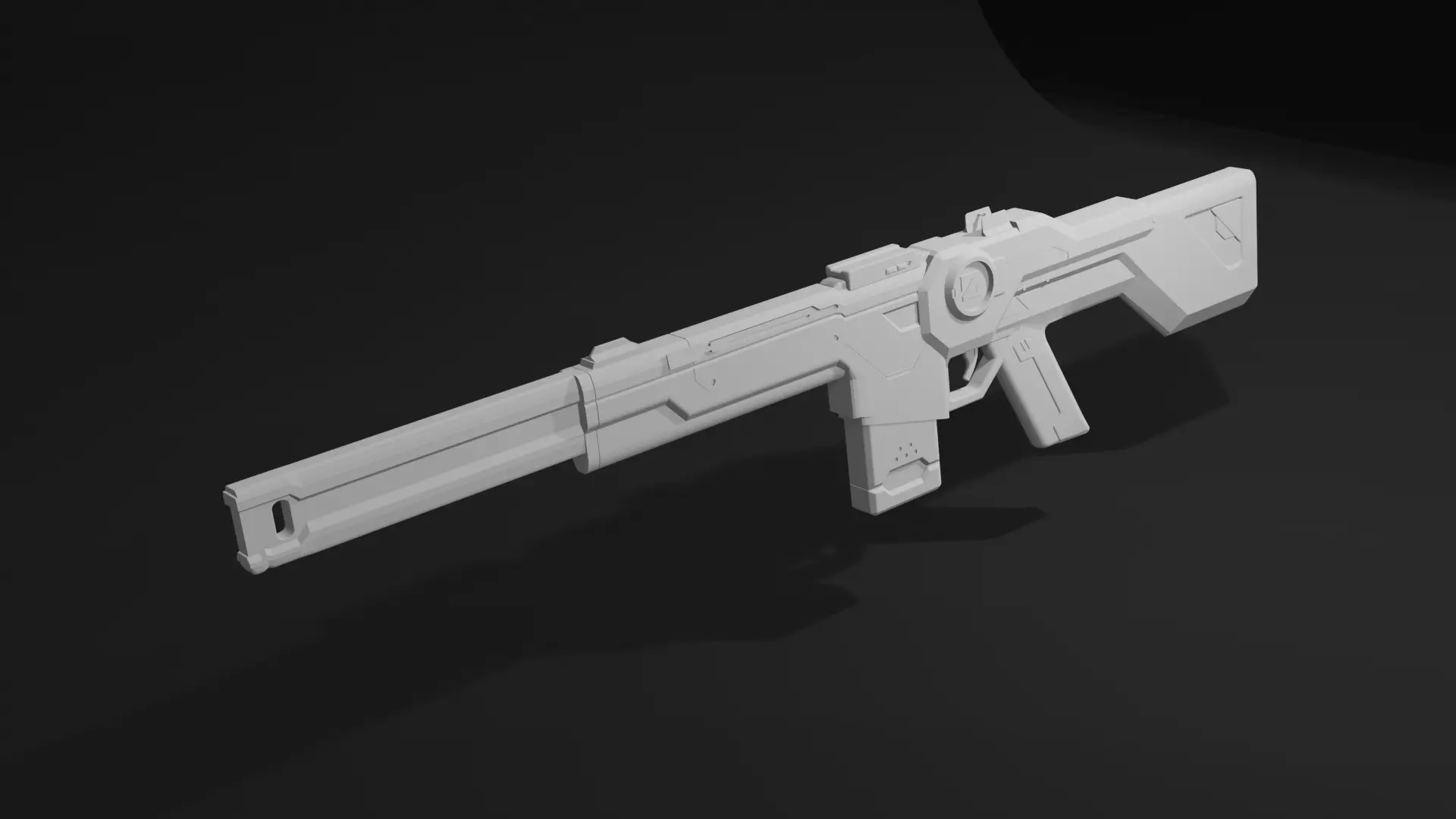 Phantom spectre Valorant 3D model_0