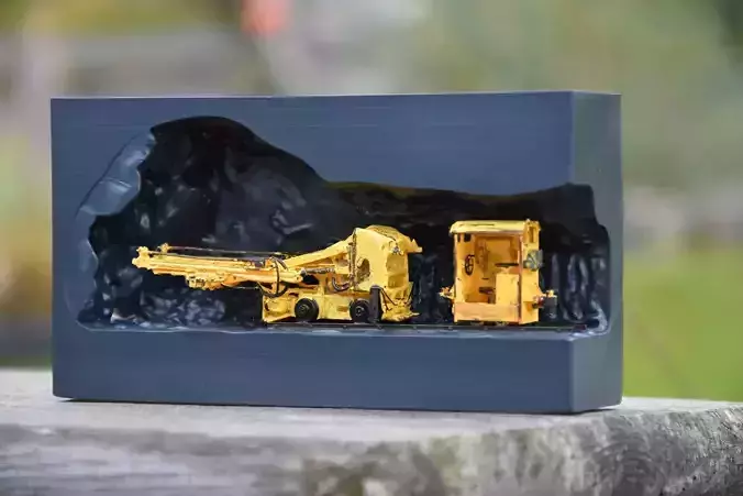 Mining Lore Bohrer Bergbau Bohrer Drilling 3D print model