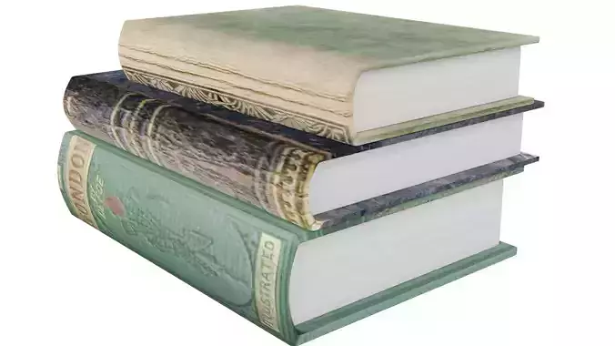 Books 3D model