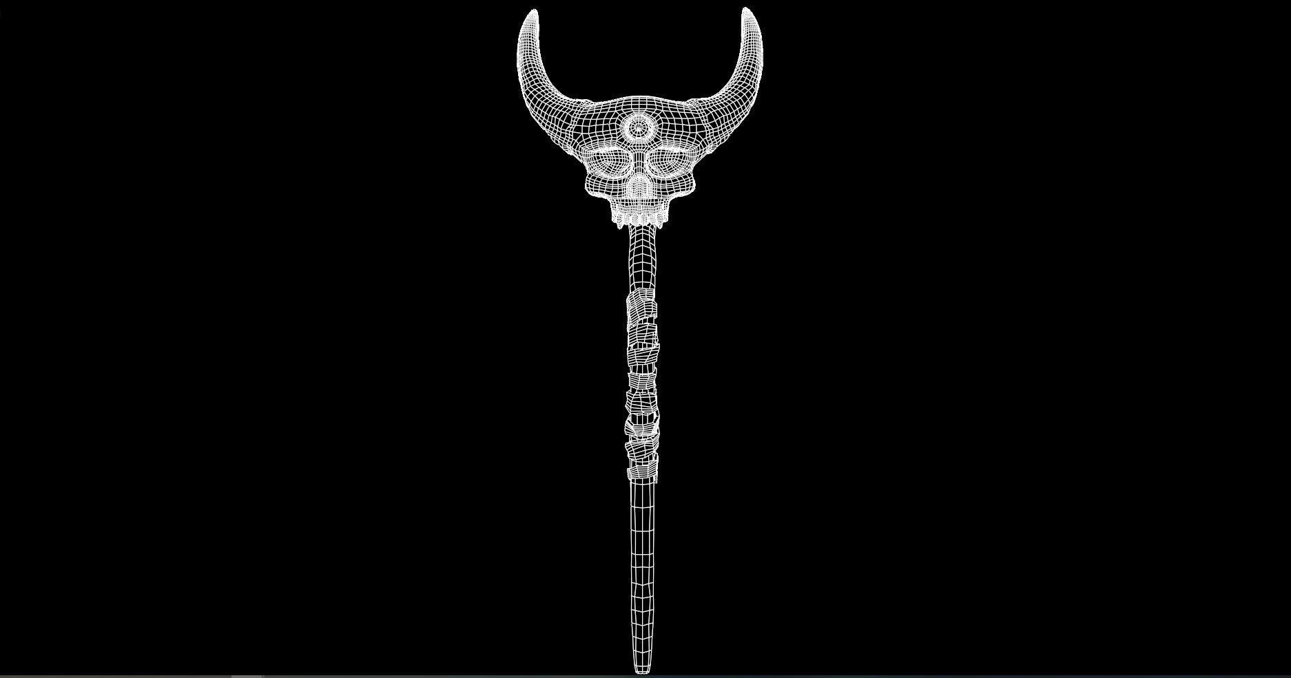 Infernal Scepter 3D model_5