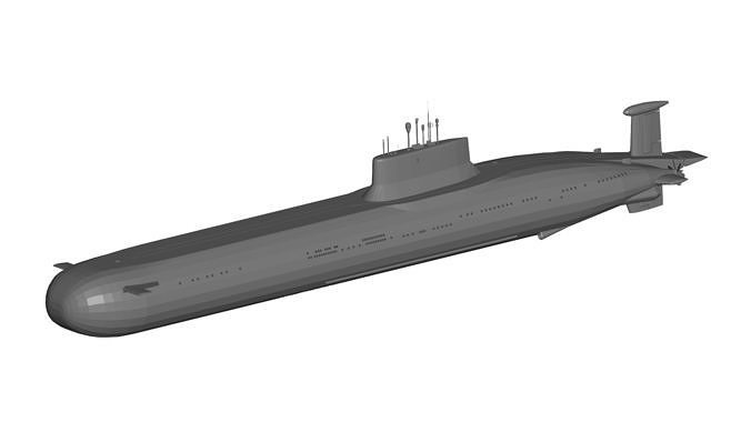 Submarine 3D model