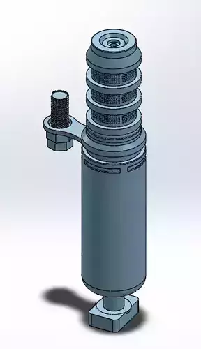 VVT Solenoid Type 2 designed and rendered using Onshape software