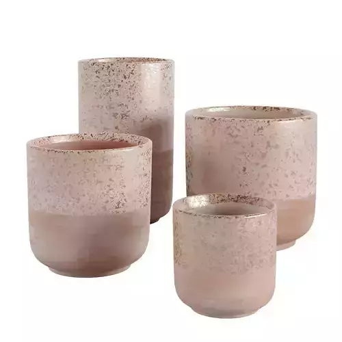 Rose Gold Speckled Vase 3D model