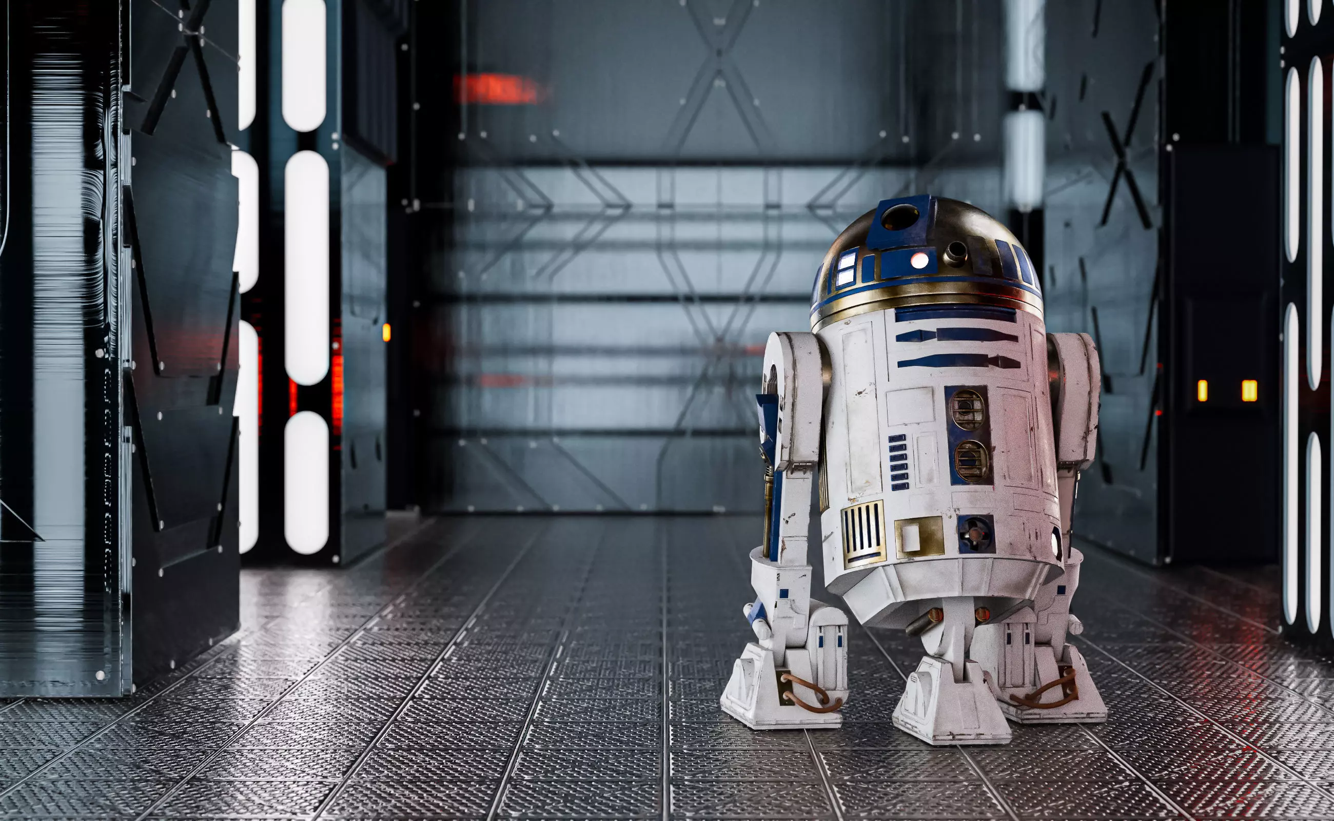 R2D2 Painted Version - Rigged 3D model_0