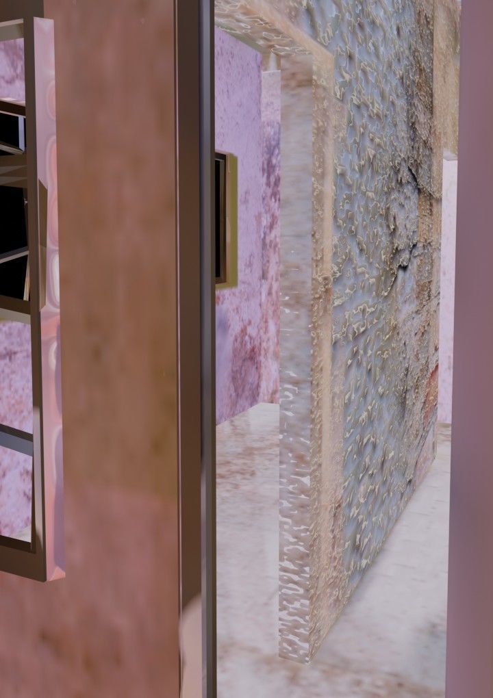 Abandoned Old House Model Low-poly 3D model_14