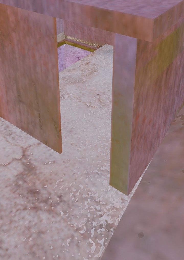 Abandoned Old House Model Low-poly 3D model_22