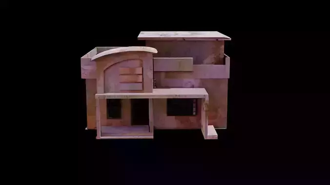 Abandoned Old House Model 