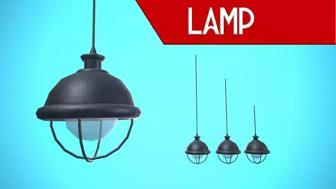 LAMP CARTOON STYLIZED - Different Cable Lenght