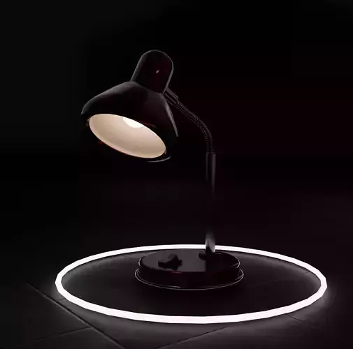 The lamp in 3D