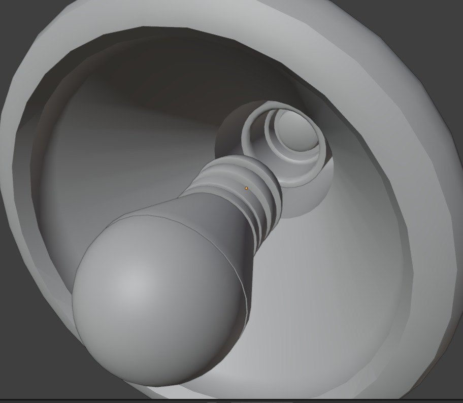 The lamp in 3D Low-poly 3D model_5