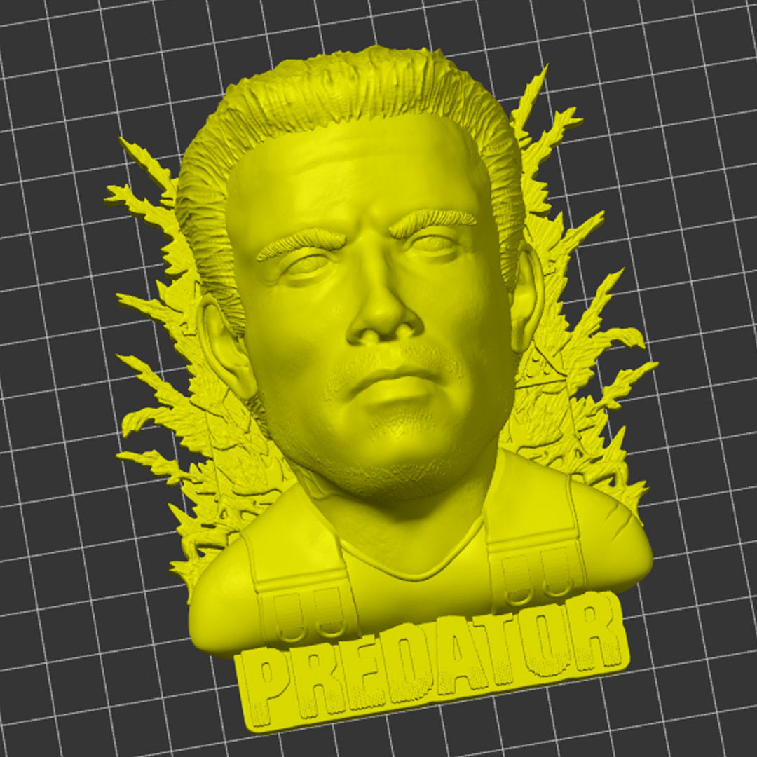 Predator Dutch 3D model_2