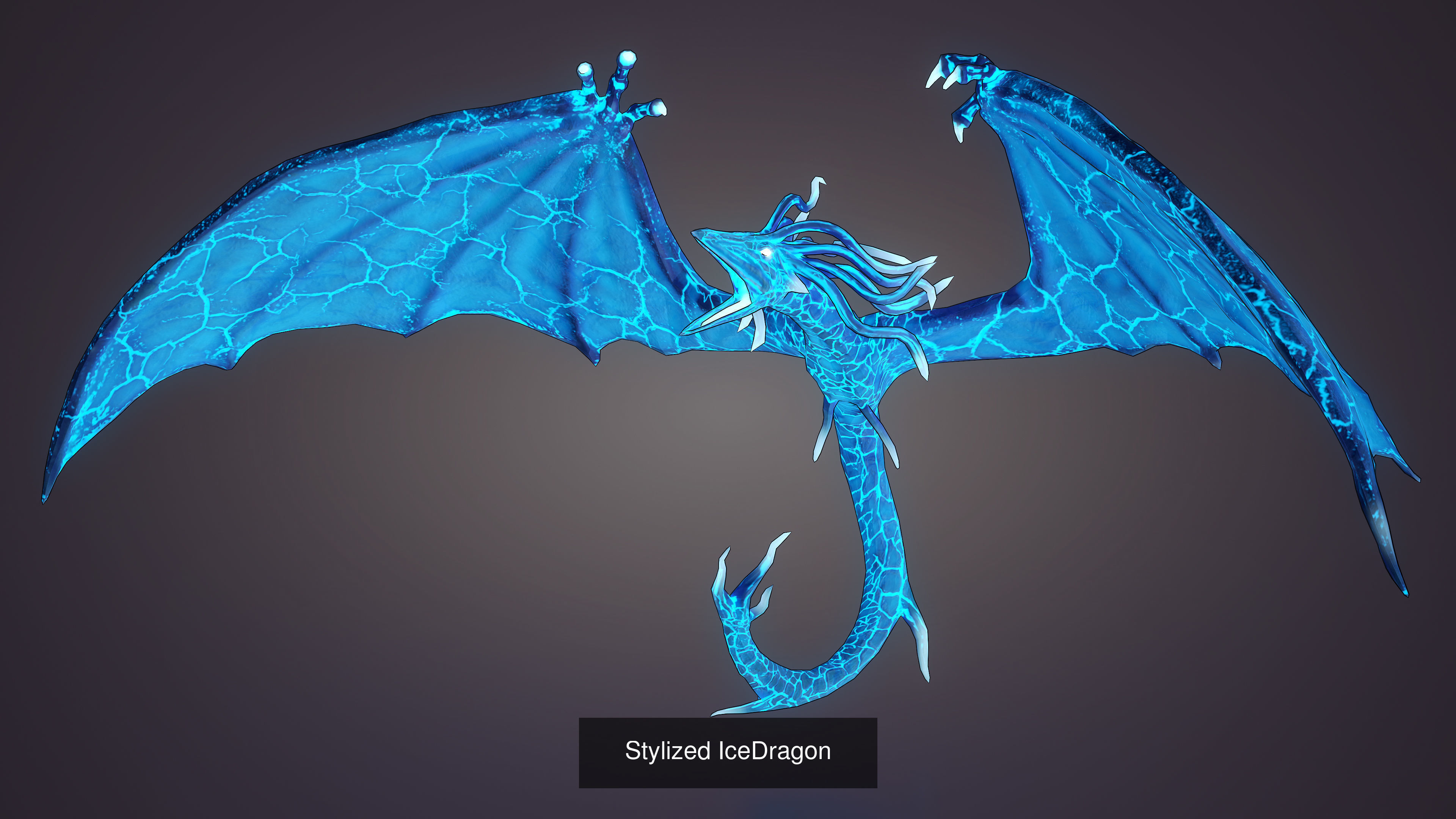 Stylized Dragons 3D Model Collection_7