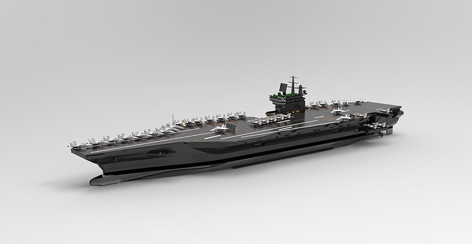 Aircraft carrier 3D model