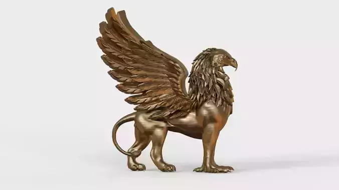  griffin  sculptures 3D print model