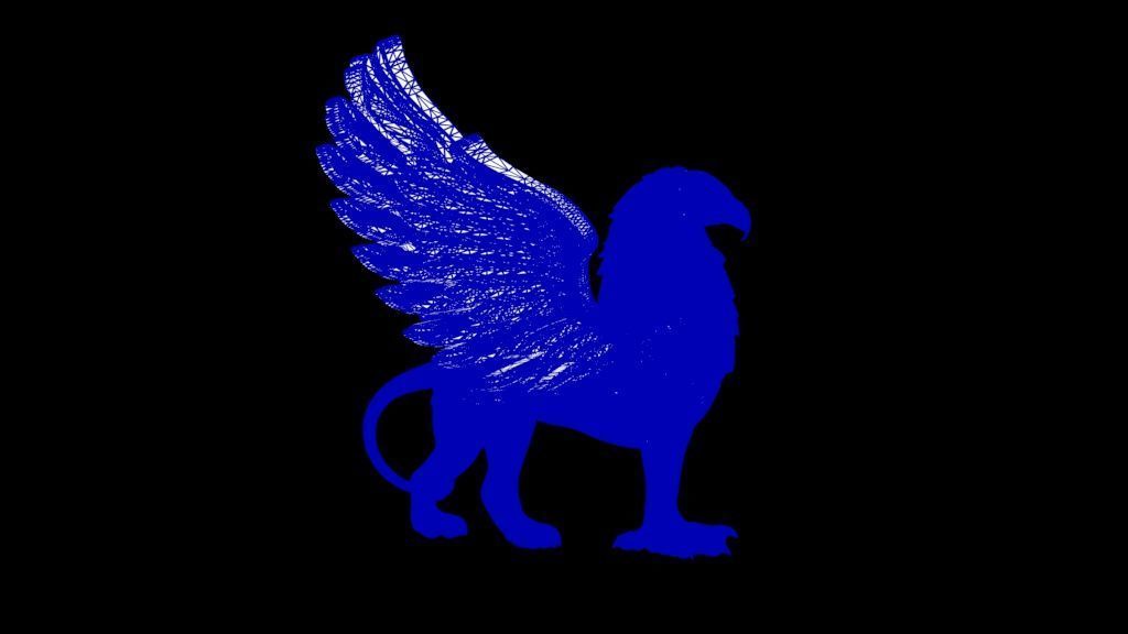  griffin  sculptures 3D print model_25